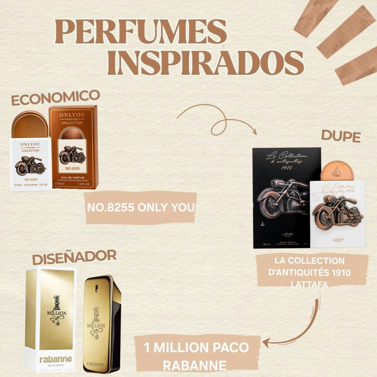PERFUME ECONOMICO ONLYOU N°8255 EDP 30ML (M)