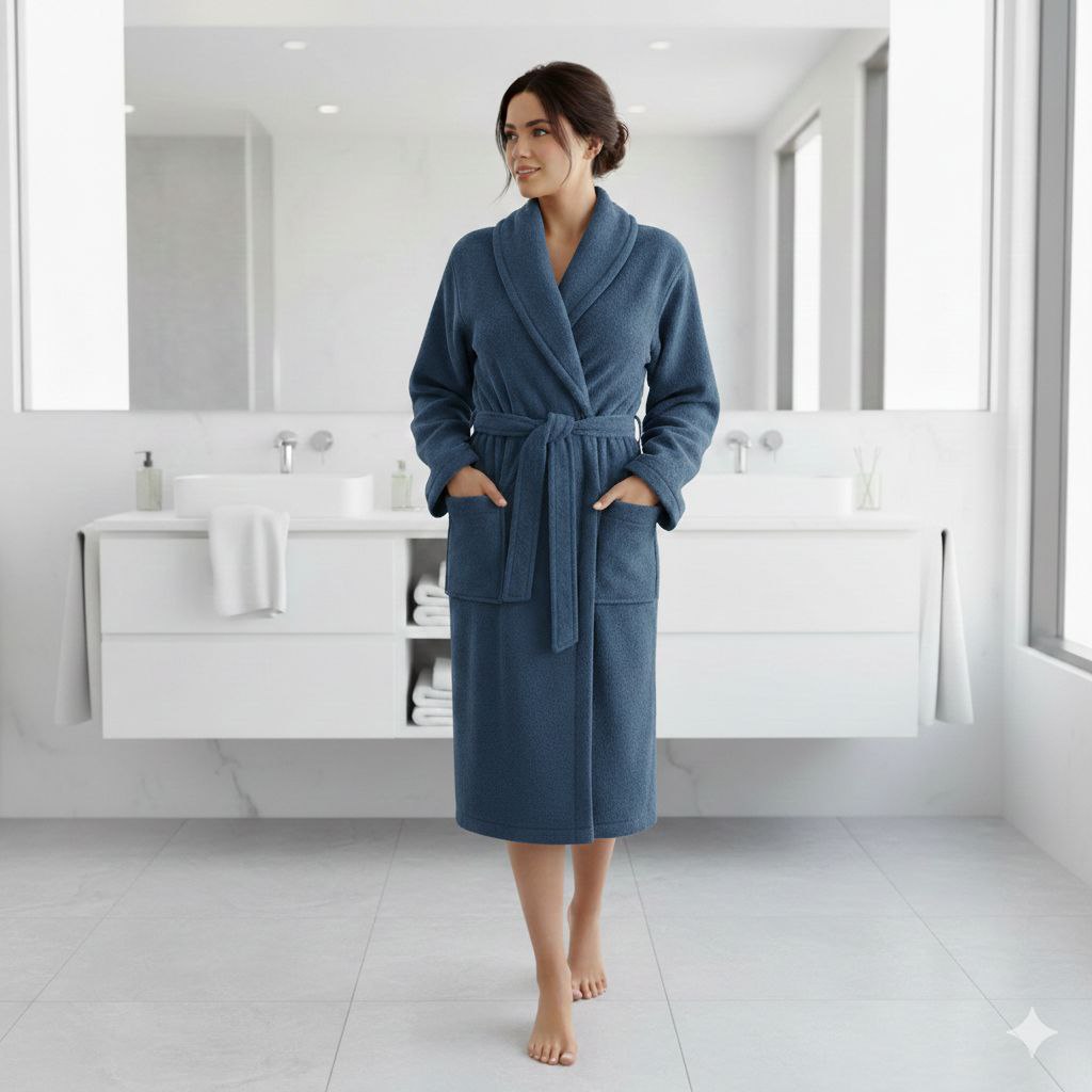 BATA DE BAÑO PREMIUM UNITALLA HOME LIVING 100CM