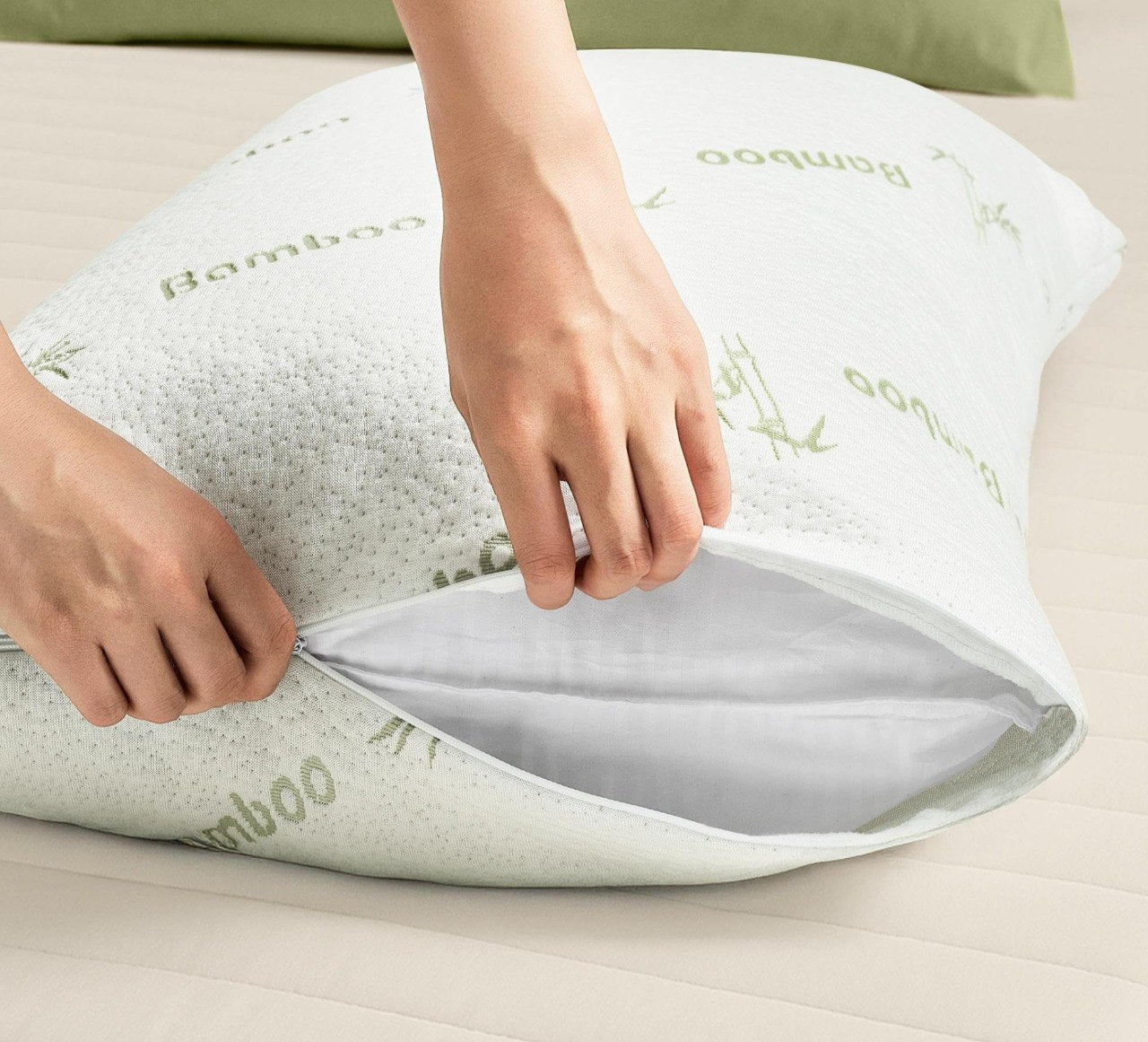 SET DE ALMOHADAS CON TECNOLOGIA DE BAMBU TAMAÑO ESTANDAR 2UND HOME LIVING 60X40CM