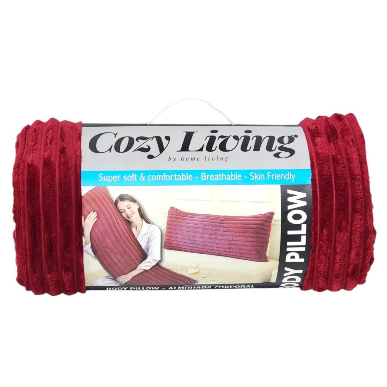 ALMOHADA CORPORAL ERGONOMICA COZY LIVING 48X122CM