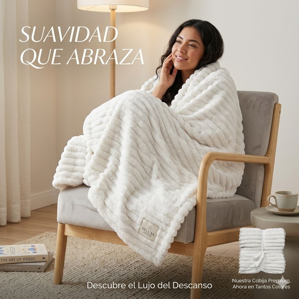 COBIJA FRAZADA CORAL CON TACTO ATERCIOPELADO COZY LIVING 127X152CM