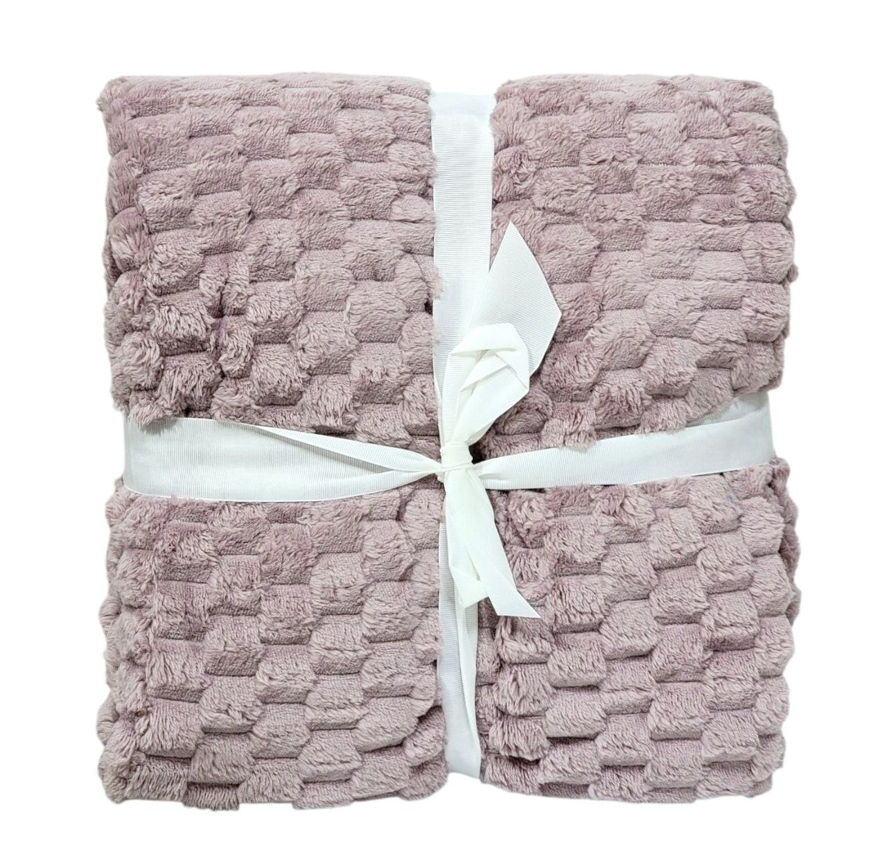COBIJA FRAZADA CORAL CON TACTO ATERCIOPELADO COZY LIVING 127X152CM
