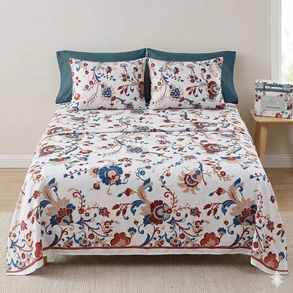 JUEGO DE SABANAS TAMAÑO MATRIMONIAL 6PCS BARBARA HOMES