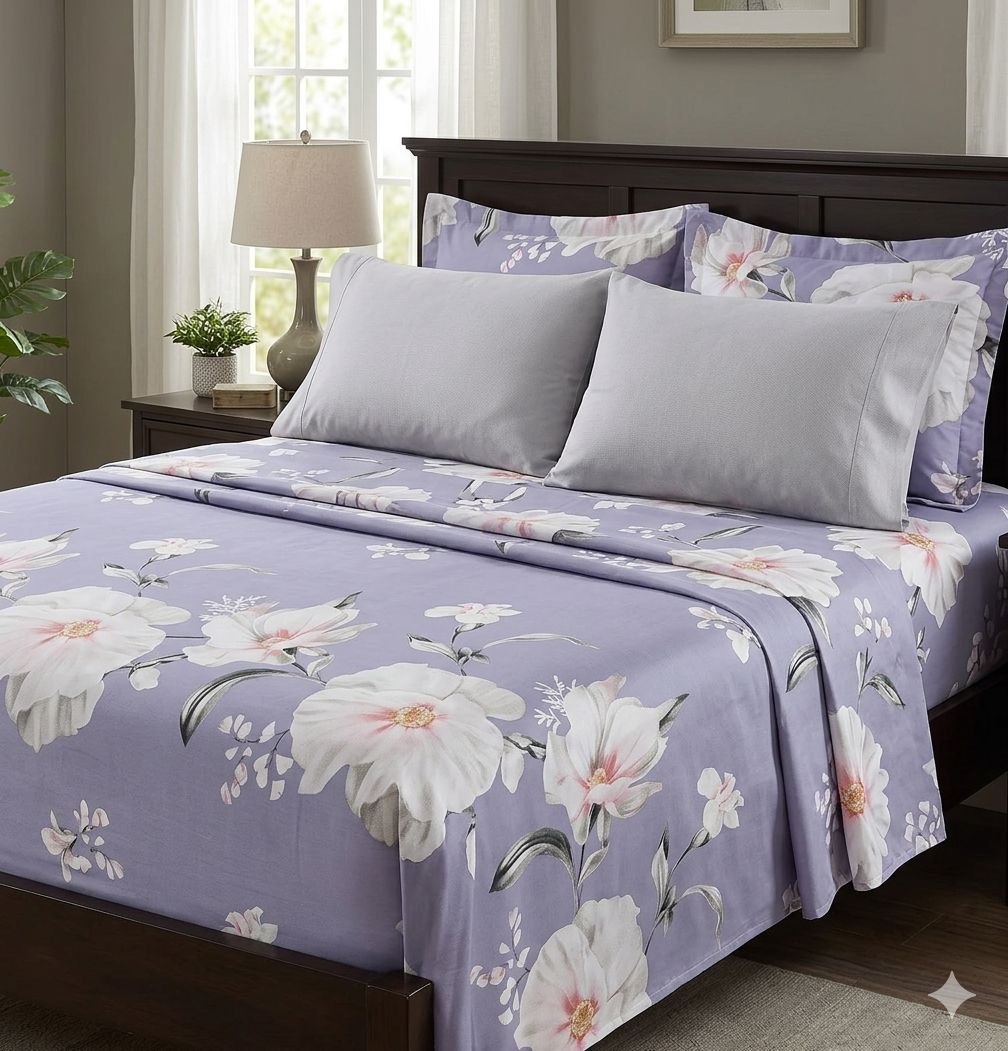 JUEGO DE SABANAS TAMAÑO KING 6PCS BARBARA HOMES