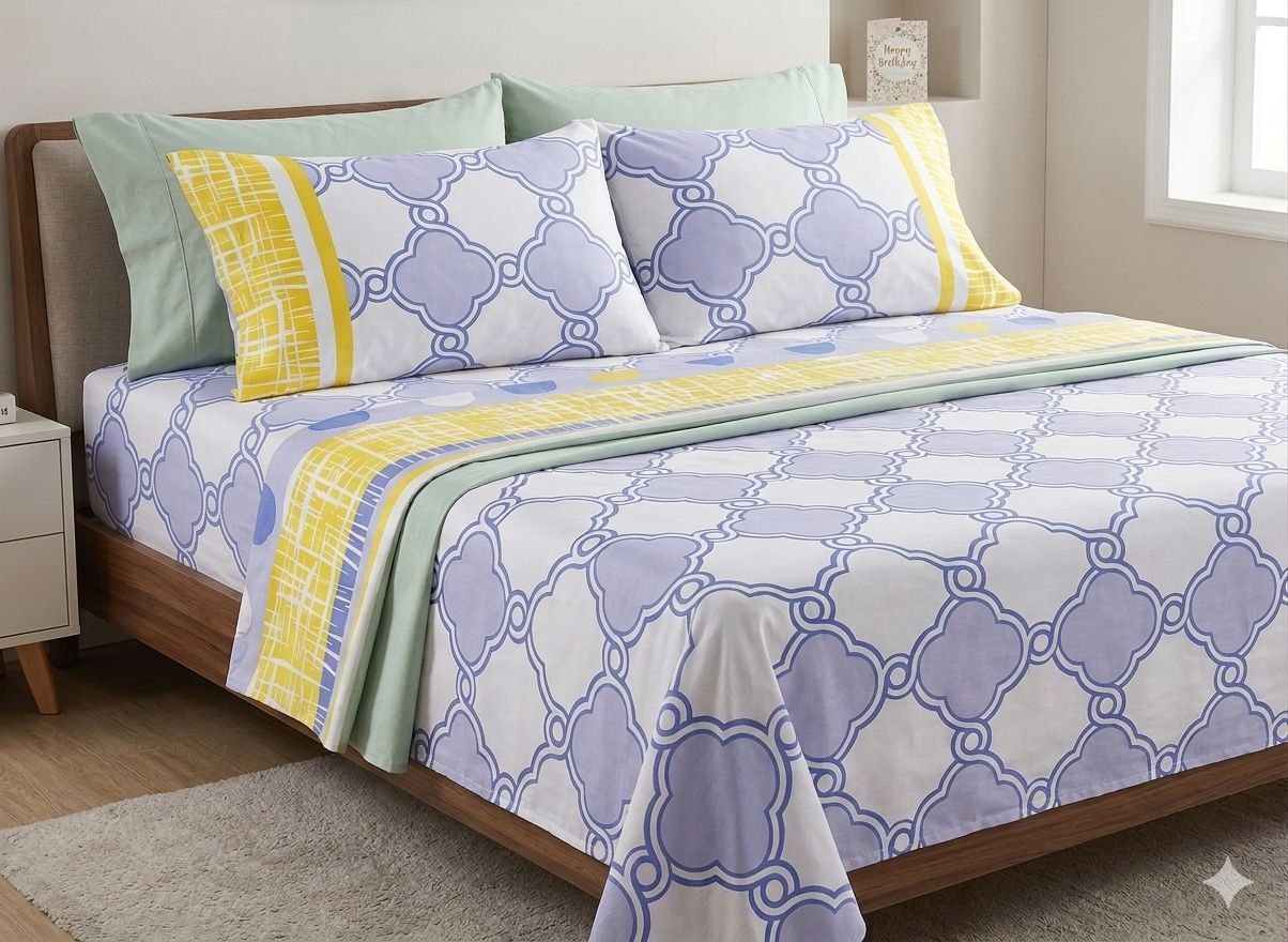 JUEGO DE SABANAS TAMAÑO KING 6PCS BARBARA HOMES