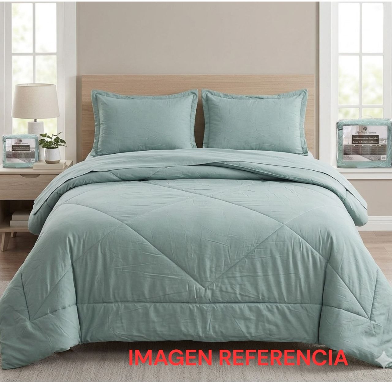 JUEGO DE SABANAS CON EDREDÓN 5PCS BARBARA HOMES