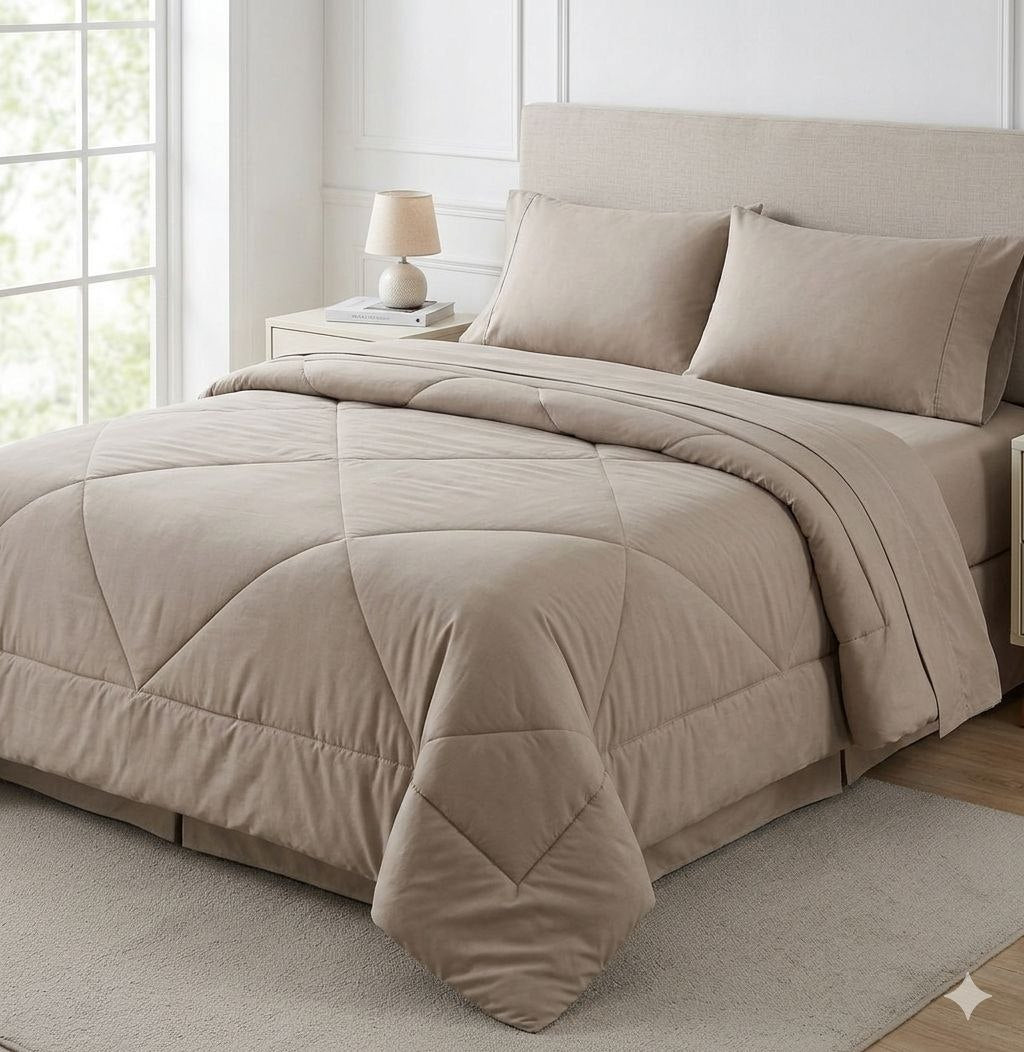 JUEGO DE SABANAS CON EDREDÓN 5PCS BARBARA HOMES