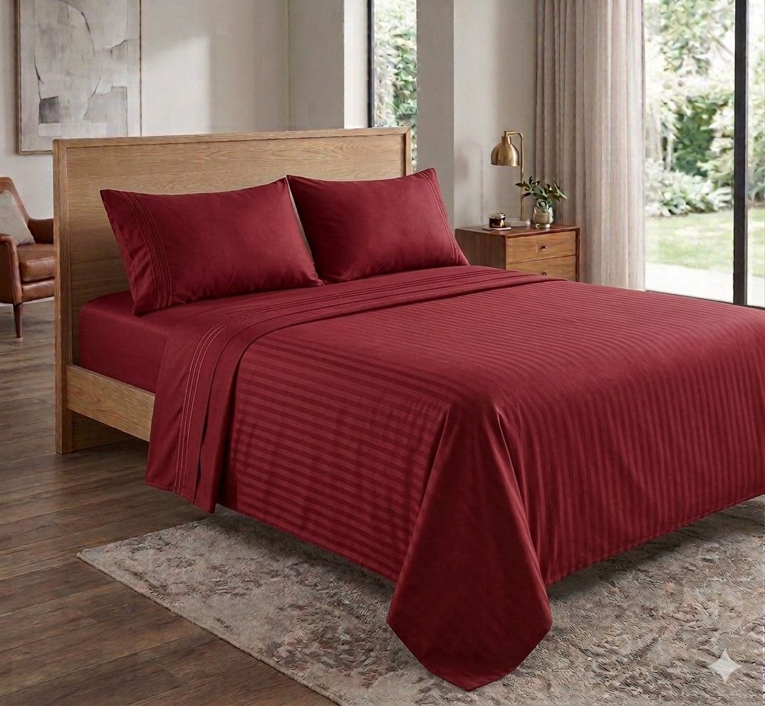 JUEGO DE SABANAS TAMAÑO QUEEN 4PCS ROOM ESSENTIALS