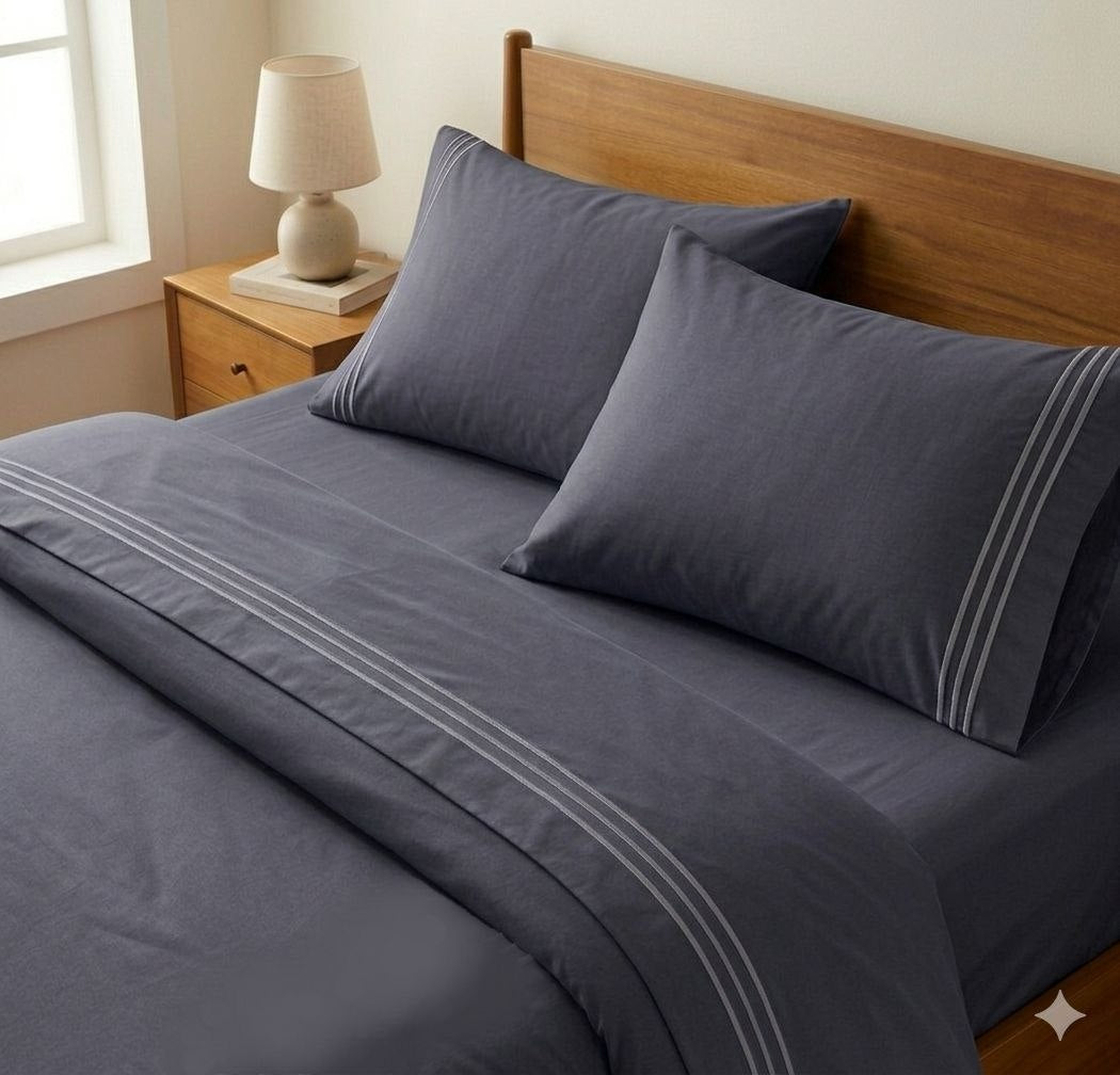 JUEGO DE SABANAS TAMAÑO QUEEN 4PCS ROOM ESSENTIALS