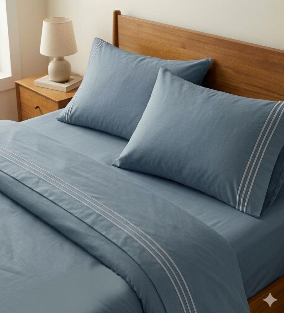 JUEGO DE SABANAS TAMAÑO QUEEN 4PCS ROOM ESSENTIALS