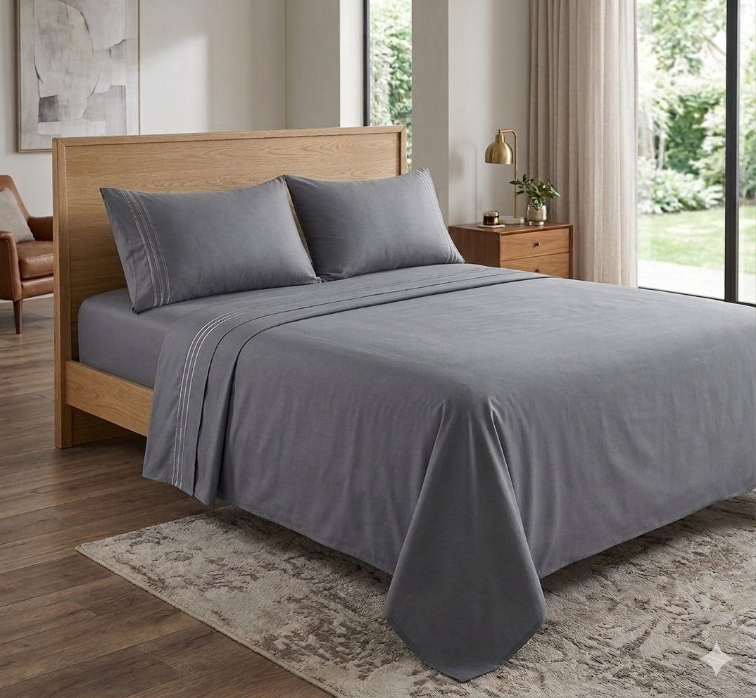 JUEGO DE SABANAS TAMAÑO QUEEN 4PCS ROOM ESSENTIALS