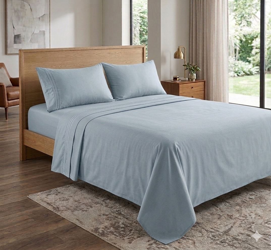 JUEGO DE SABANAS TAMAÑO QUEEN 4PCS ROOM ESSENTIALS