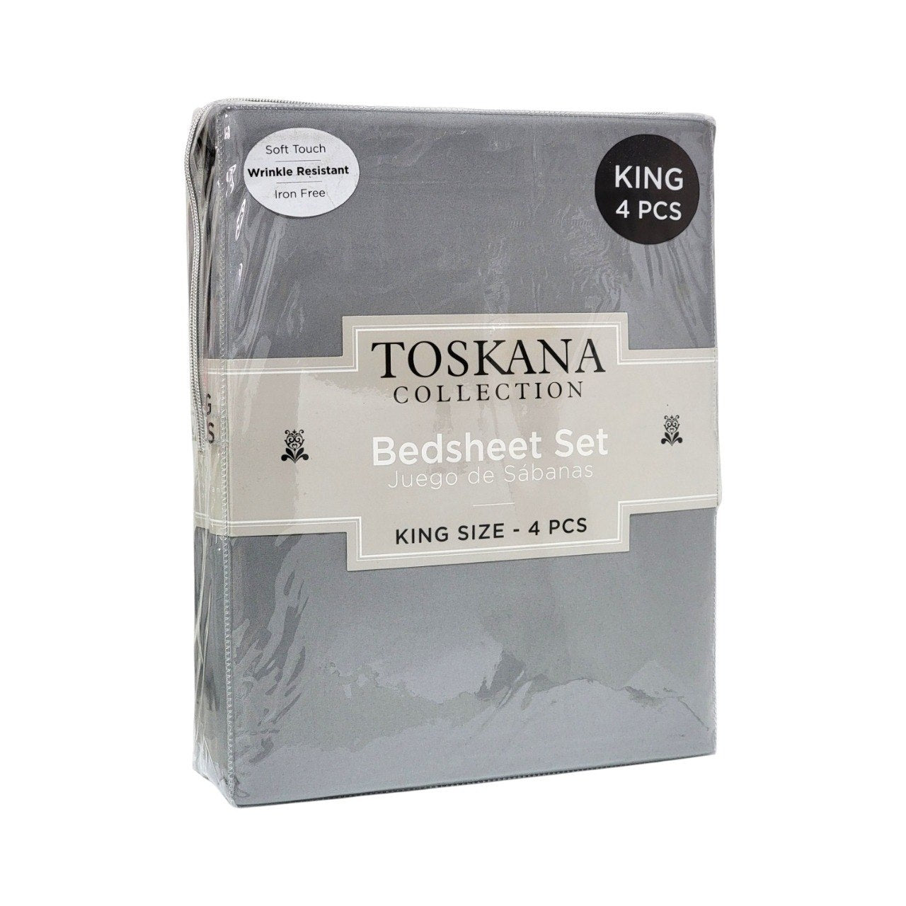 JUEGO DE SABANAS DE LUJO TAMAÑO KING 4PCS TOSKANA COLLECTION