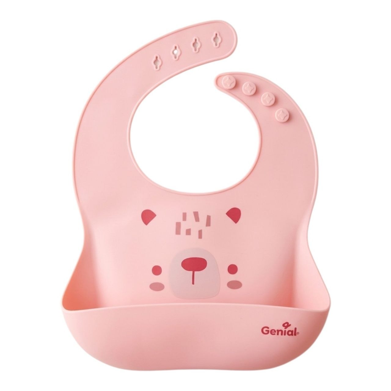 BABERO DE SILICONA CON BOLSILLO COLECTOR GRANDE IMPERMEABLE GENIAL