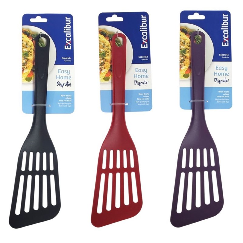 ESPATULA RANURADA DE NYLON DE ALTA RESISTENCIA EXCALIBUR 32CM