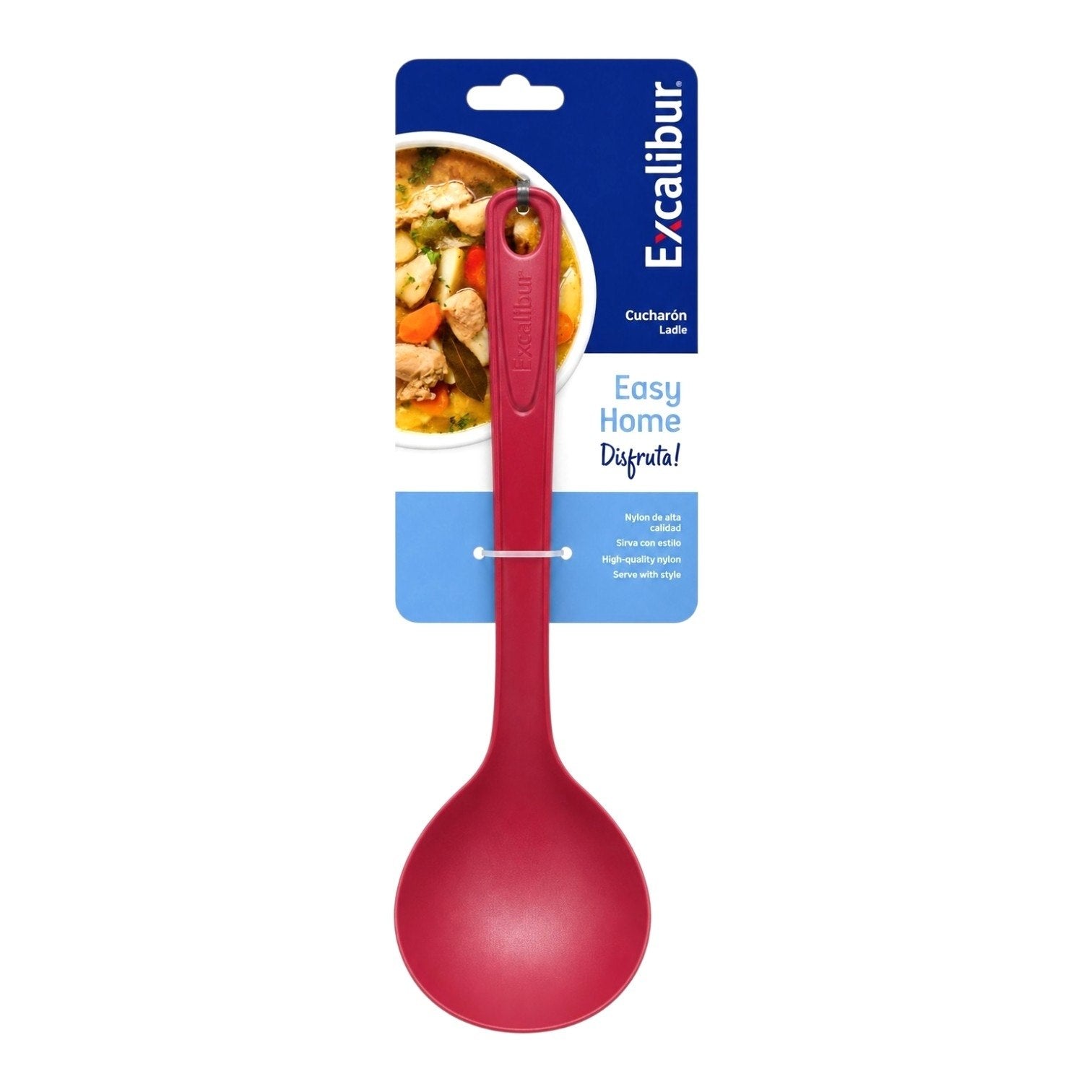 CUCHARON DE COCINA PARA SOPA ANTI-RAYONES EXCALIBUR 30CM