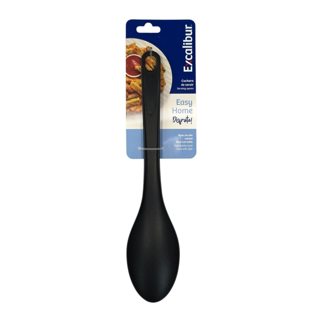 CUCHARA PARA SERVIR DE NYLON PREMIUM ANTIRRAYADURAS EXCALIBUR 29CM