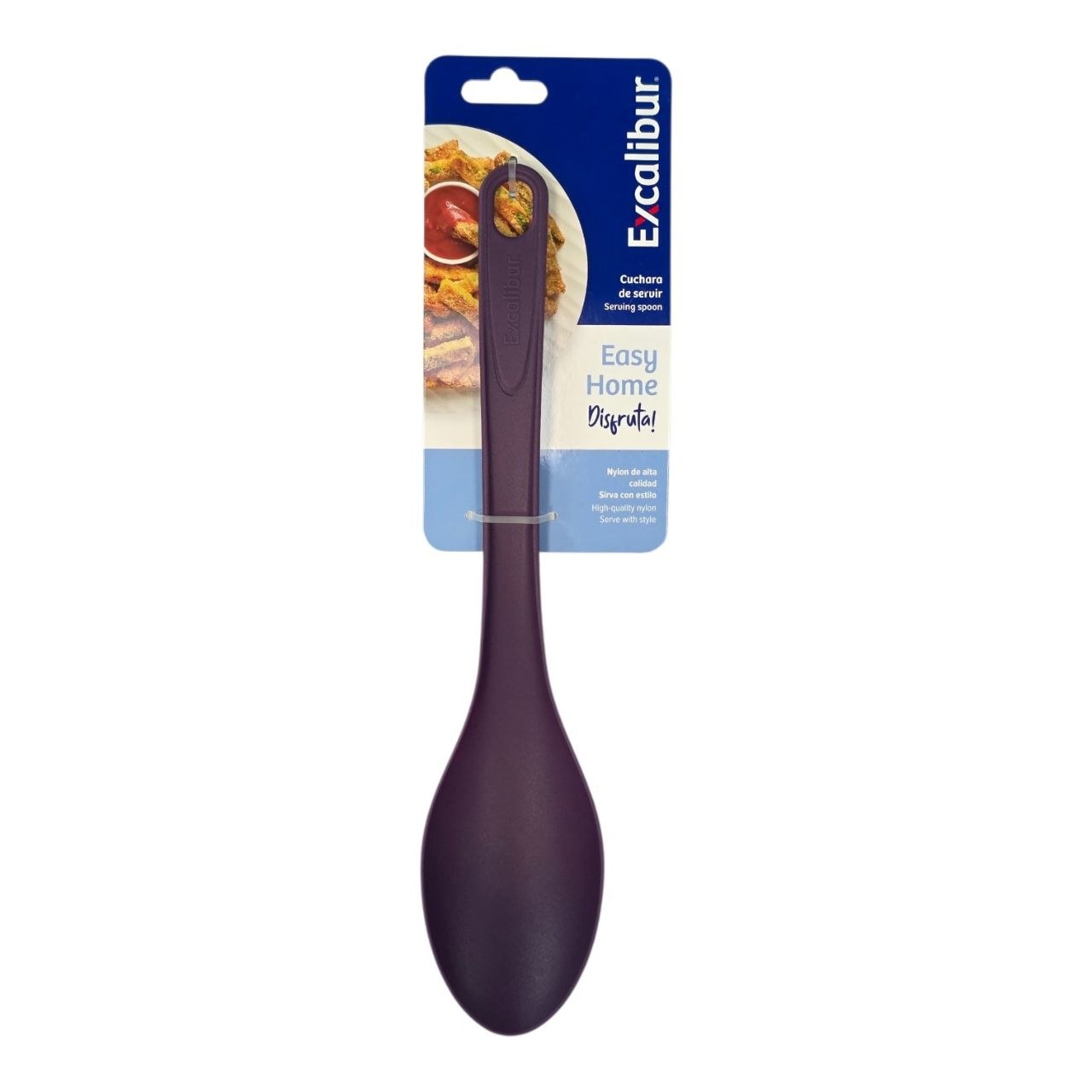 CUCHARA PARA SERVIR DE NYLON PREMIUM ANTIRRAYADURAS EXCALIBUR 29CM