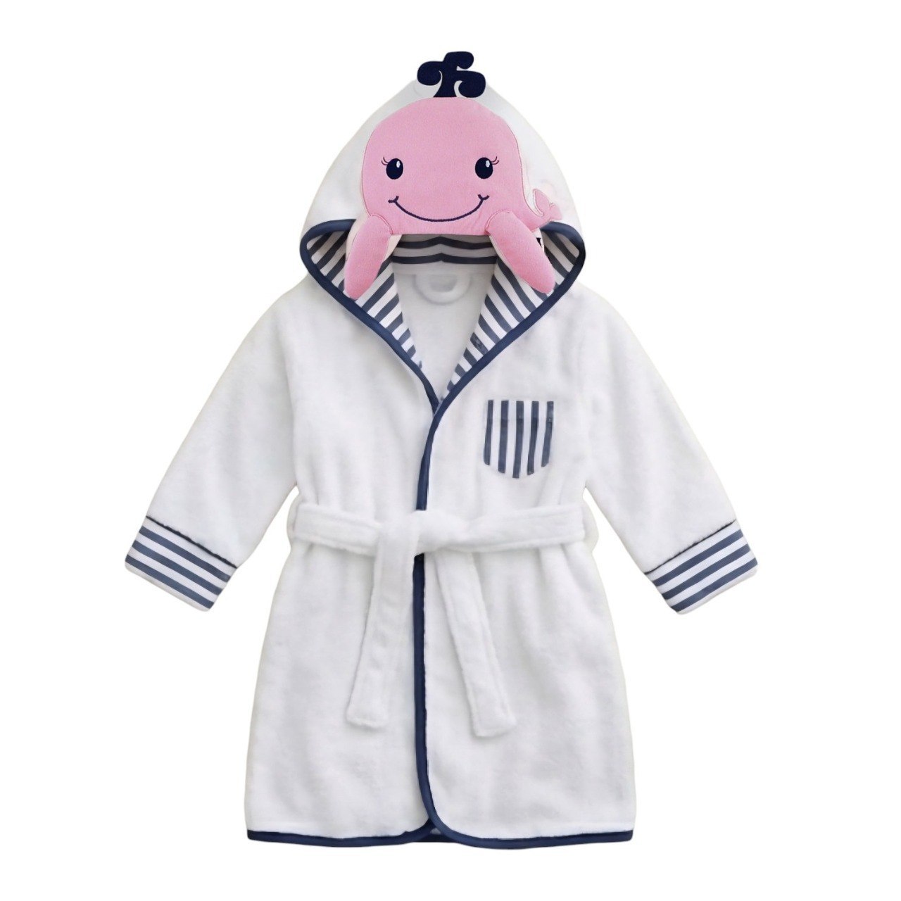 TOALLA DE BAÑO PARA BEBE CON CAPUCHA DE ALGODON NATURAL GENIAL