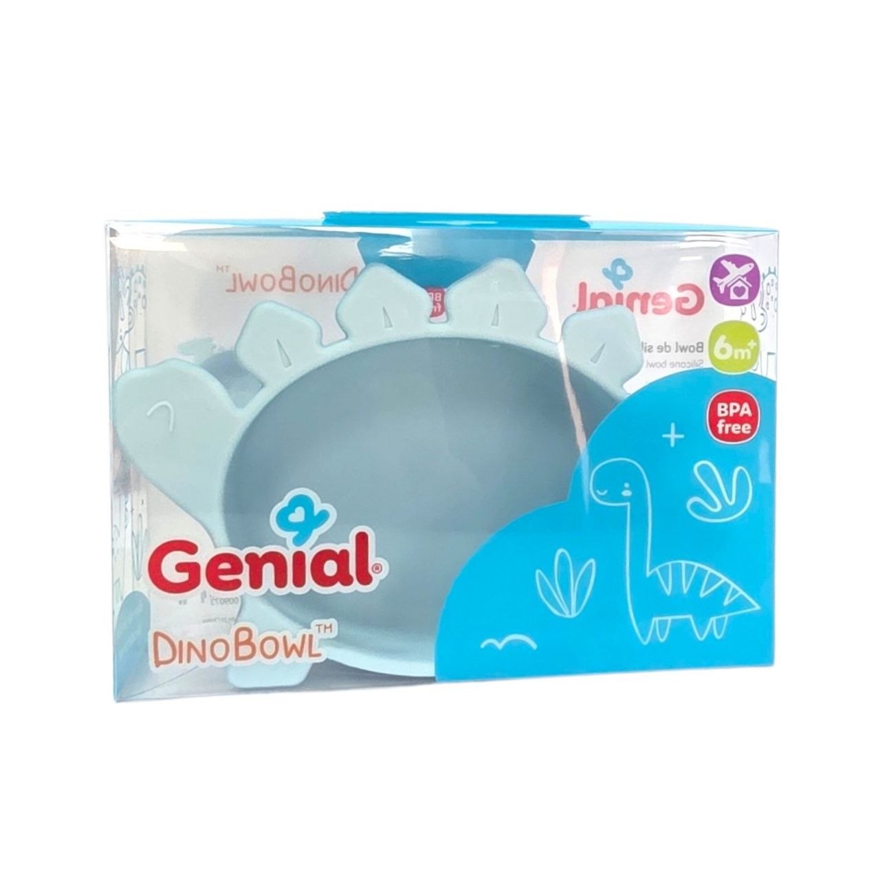 TAZON PARA BEBE CON DISEÑO DE DINOSAURIO GENIAL 10X7CM