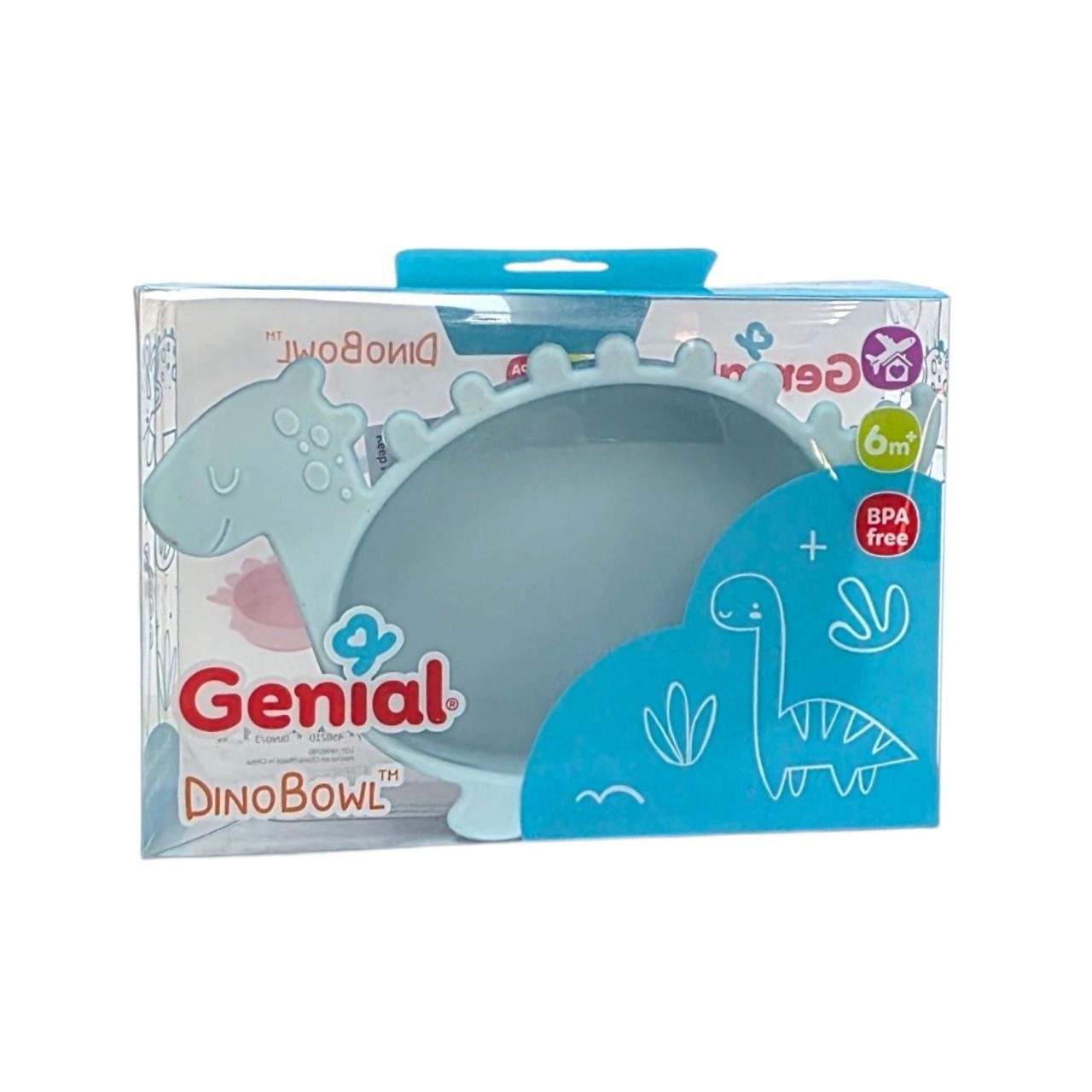 TAZON PARA BEBE CON DISEÑO DE DINOSAURIO GENIAL 10X7CM