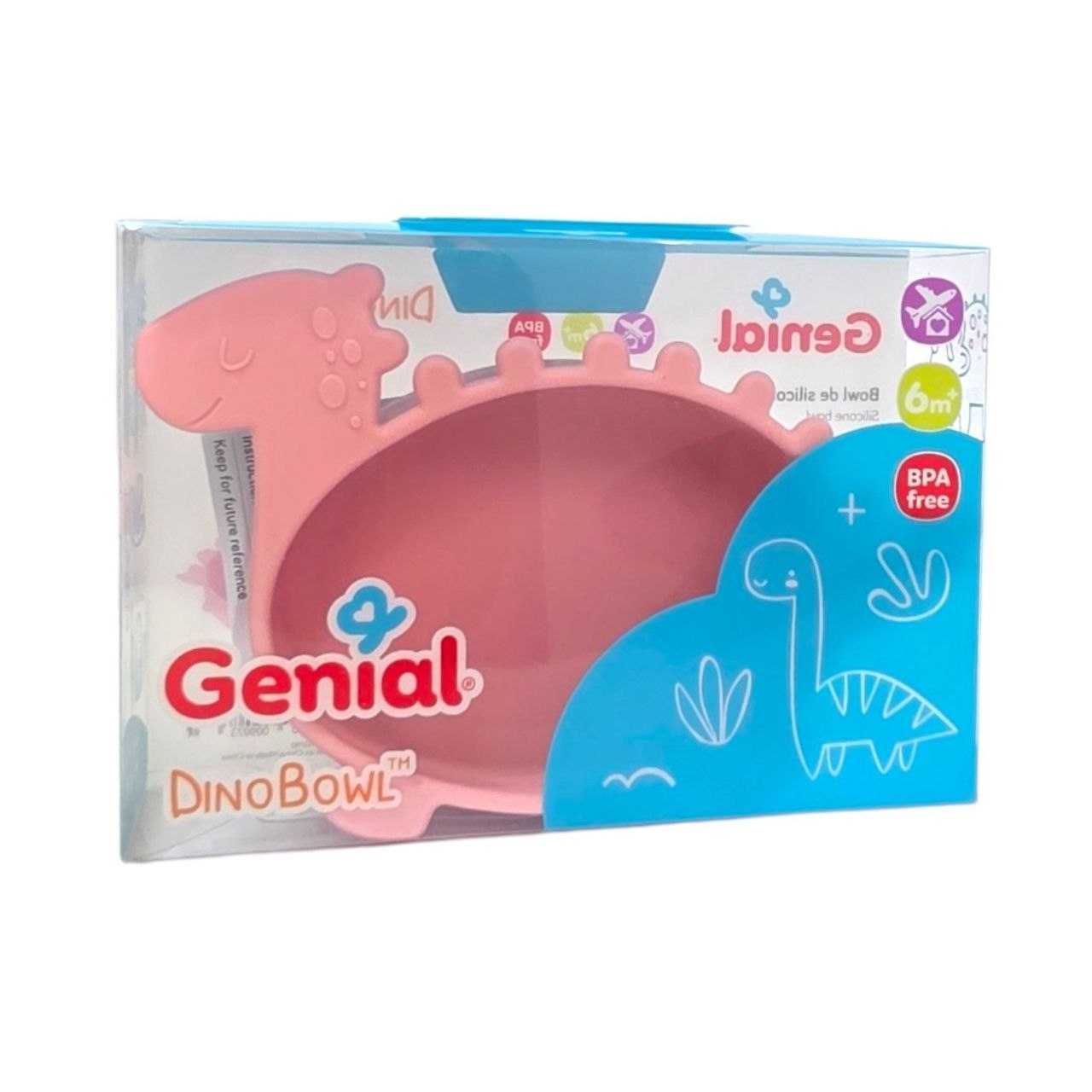 TAZON PARA BEBE CON DISEÑO DE DINOSAURIO GENIAL 10X7CM