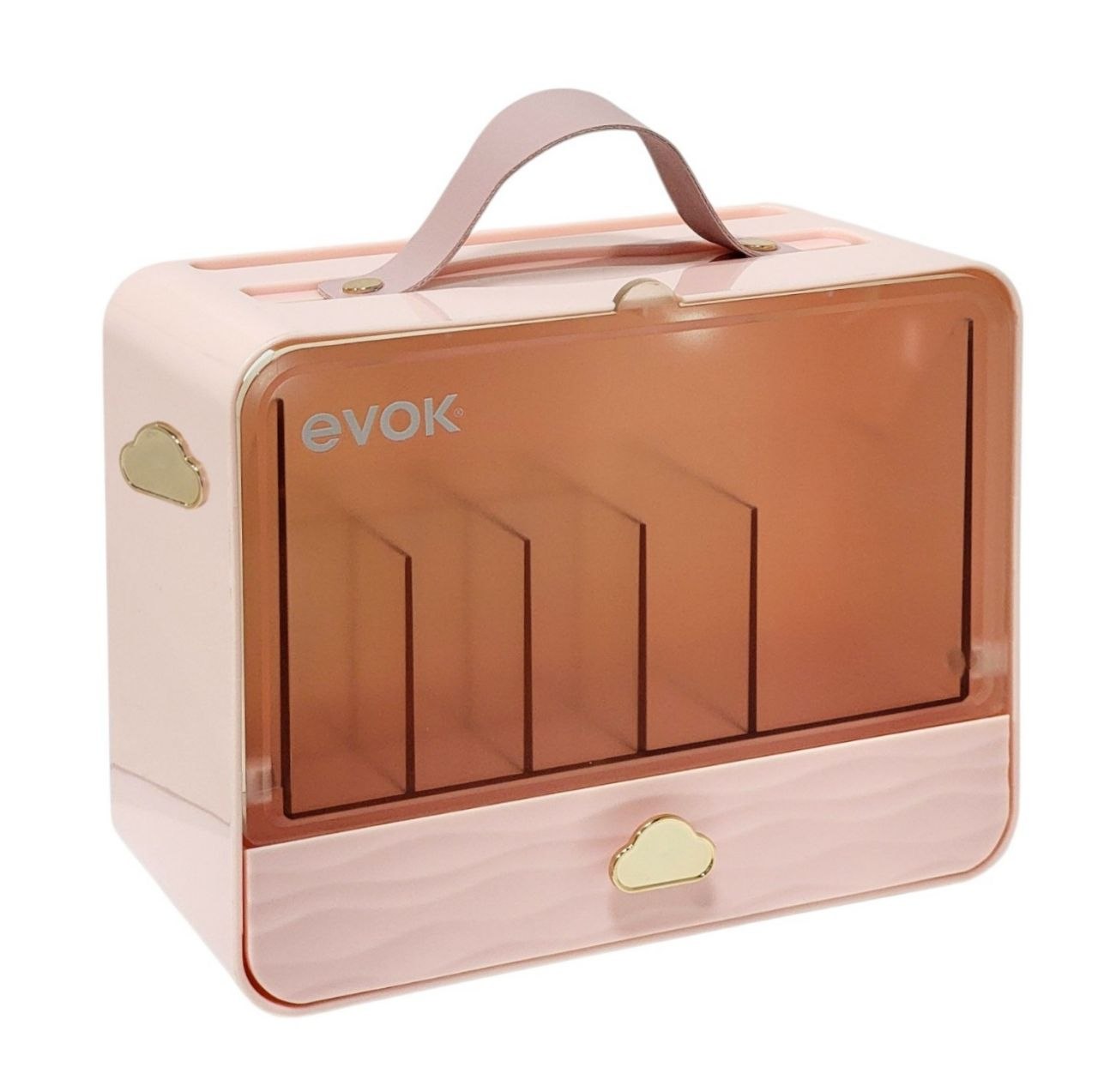 ORGANIZADOR DE COSMETICOS PORTATIL Y DE PARED EVOK 10.2X20X17.3CM