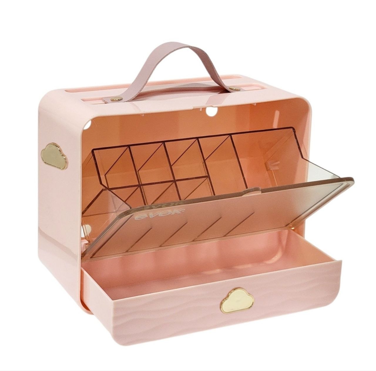 ORGANIZADOR DE COSMETICOS PORTATIL Y DE PARED EVOK 10.2X20X17.3CM