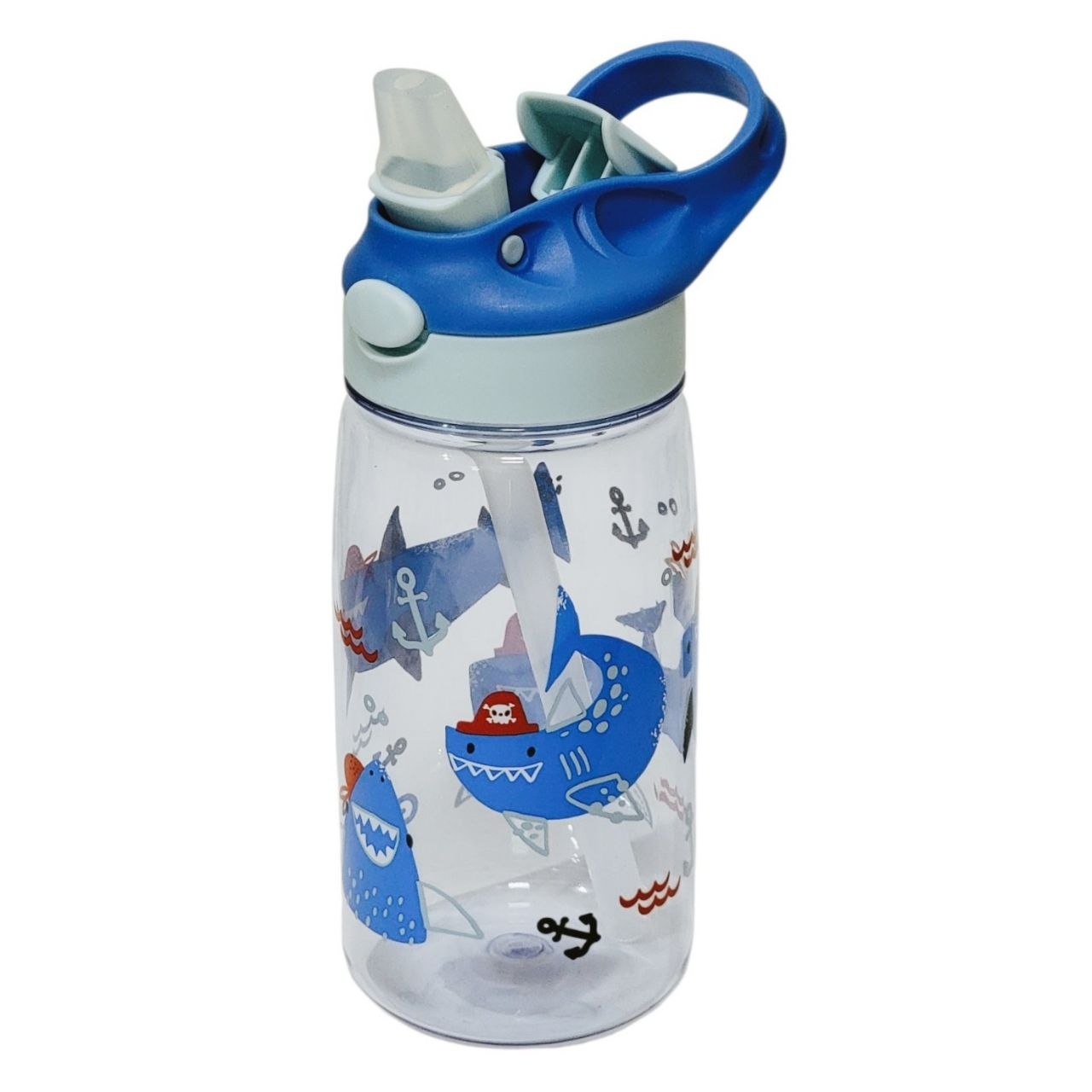 BOTELLA DE AGUA INFANTIL CON CEPILLO LIMPIADOR GENIAL 500ML