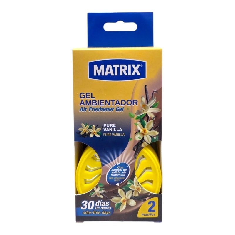 AMBIENTADOR EN GEL PARA HOGAR Y CARRO DE LARGA DURACION 2UND MATRIX