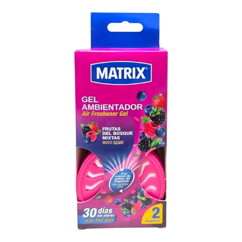 AMBIENTADOR EN GEL PARA HOGAR Y CARRO DE LARGA DURACION 2UND MATRIX