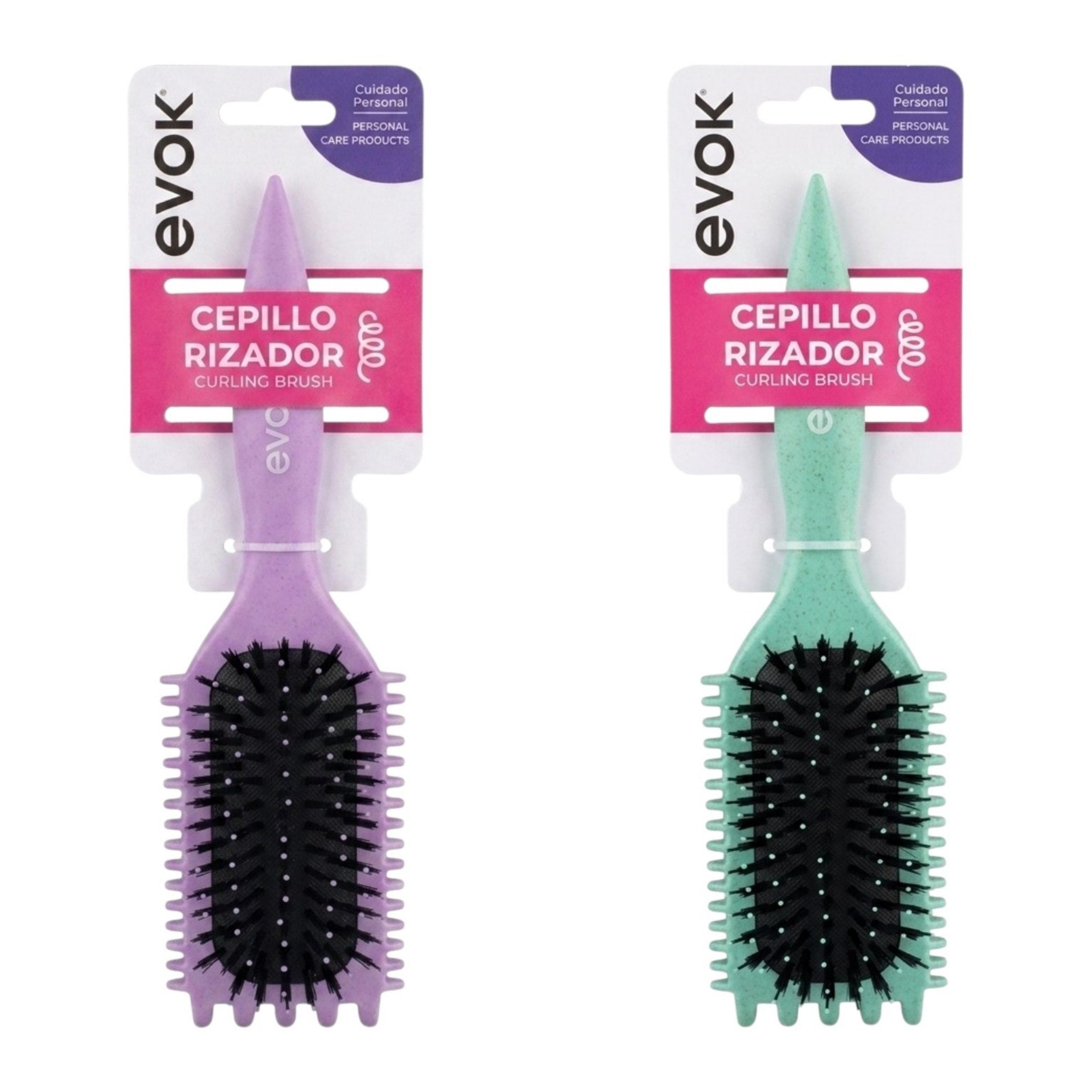 CEPILLO RIZADOR DE CABELLO MOLDEADOR PARA VOLUMEN EVOK 21CM
