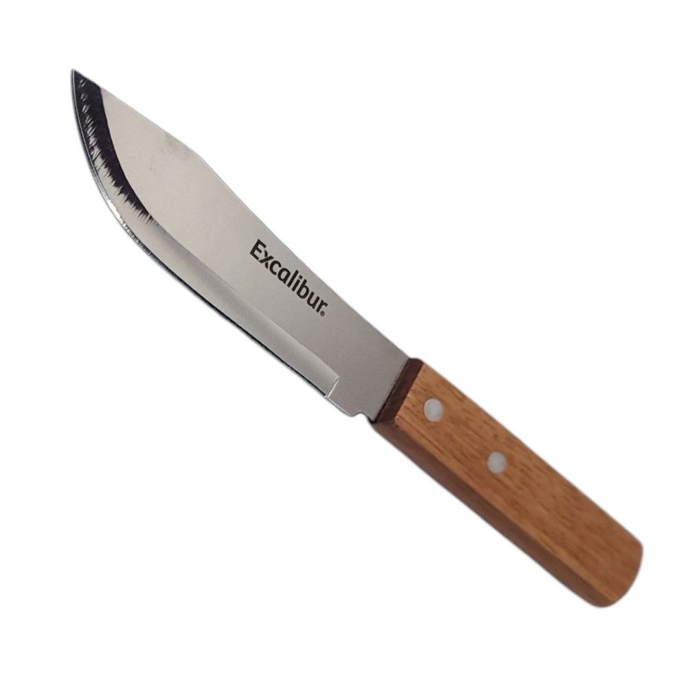 CUCHILLO DE PREPARACION DE ACERO INOXIDABLE CON DOBLE REMACHE EXCALIBUR 12CM