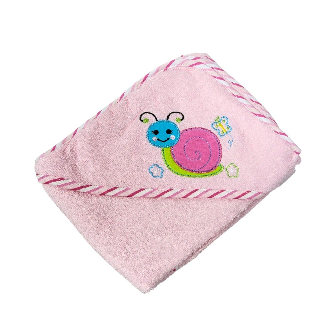 TOALLA DE BAÑO PARA BEBE DE ALGODON NATURAL GENIAL 76X76CM