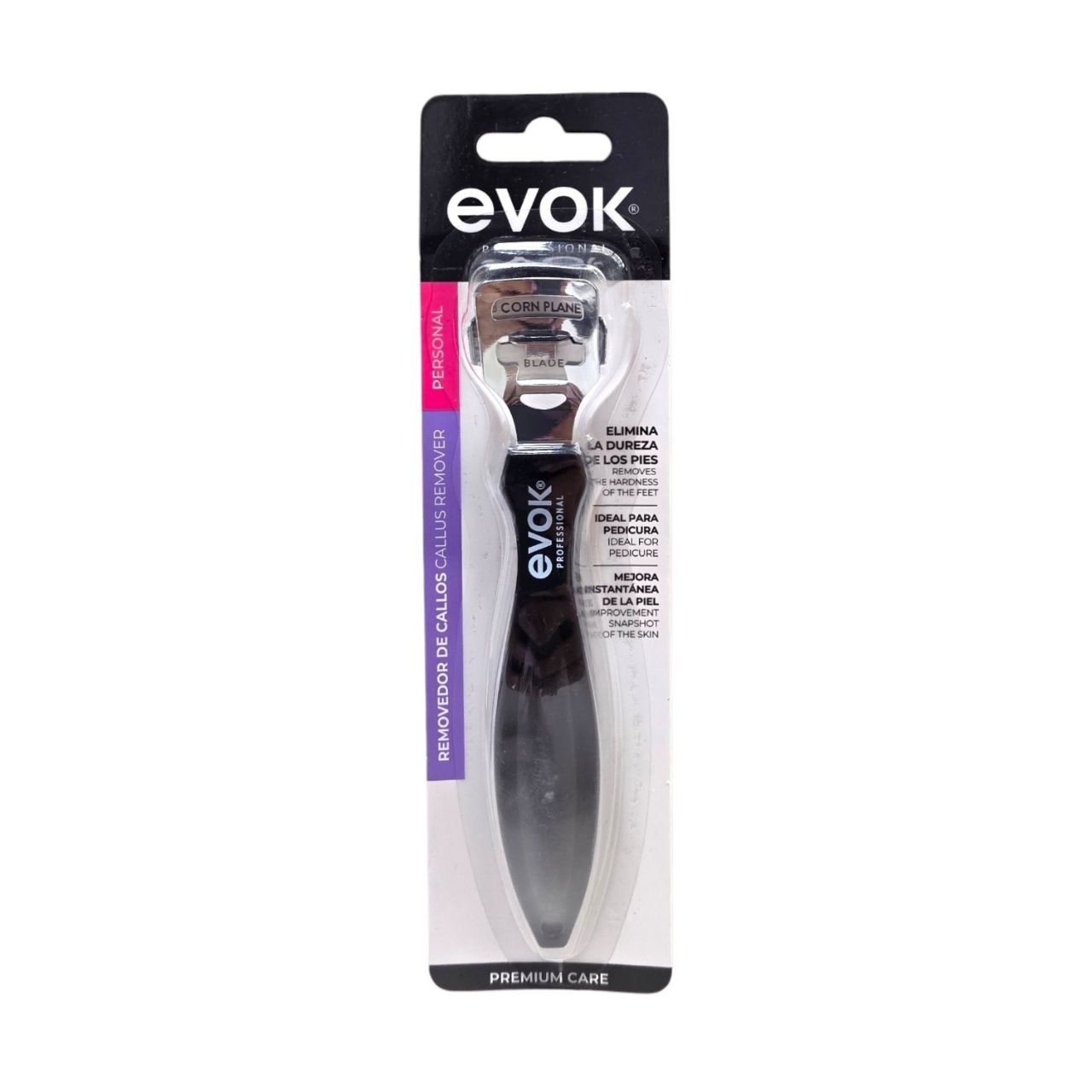 REMOVEDOR  DE CALLOS MANUAL PARA PEDICURA PROFESIONAL EVOK