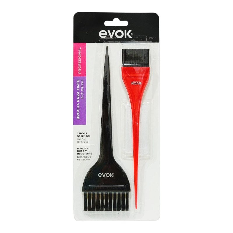 SET DE BROCHAS APLICADORAS DE TINTE 2PC EVOK