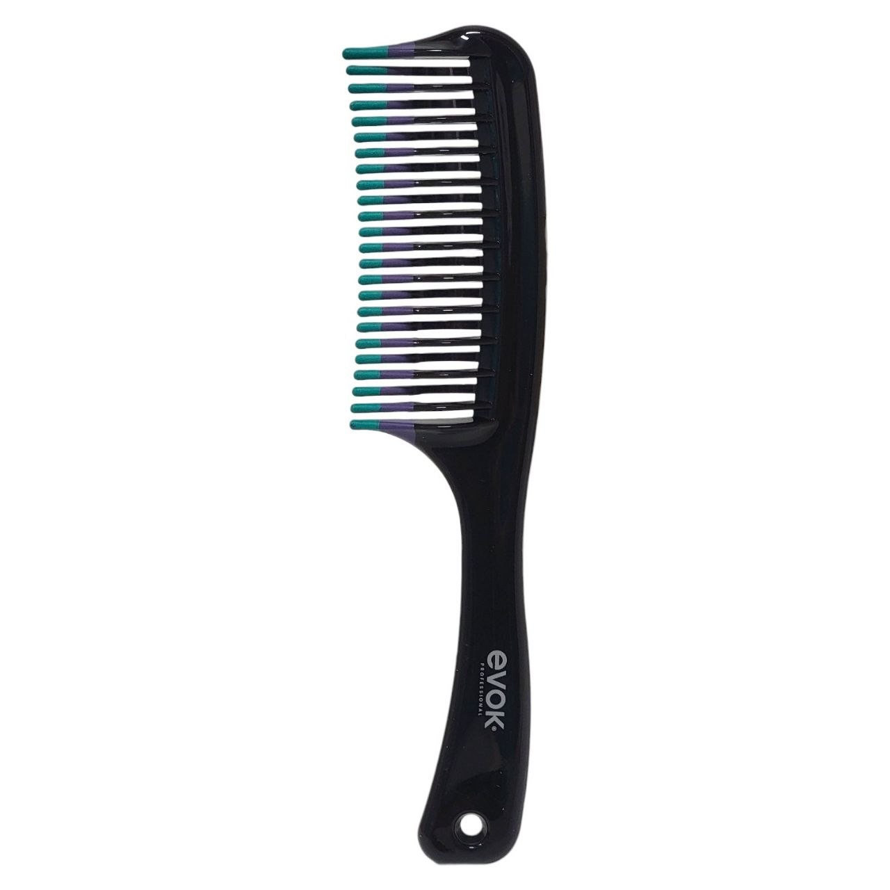 PEINE PARA EL CABELLO DESENREDANTE ANTIROTURAS DE DIENTES ANCHOS EVOK