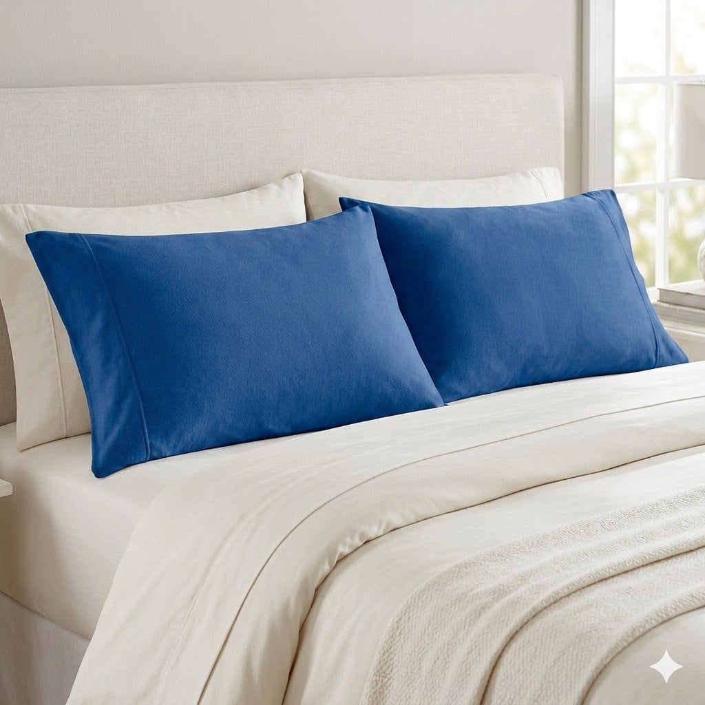 JUEGO DE FUNDAS PARA ALMOHADA DE BAMBOO TAMAÑO ESTANDAR 2PCS SCARLETT CLASSICS 51X76CM