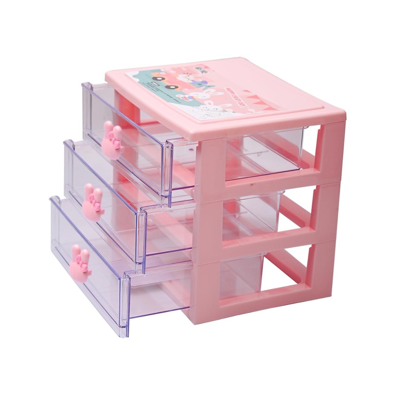 ORGANIZADOR DE CAJONES TRANSPARENTE DE 3 NIVELES LOTUS 260ML