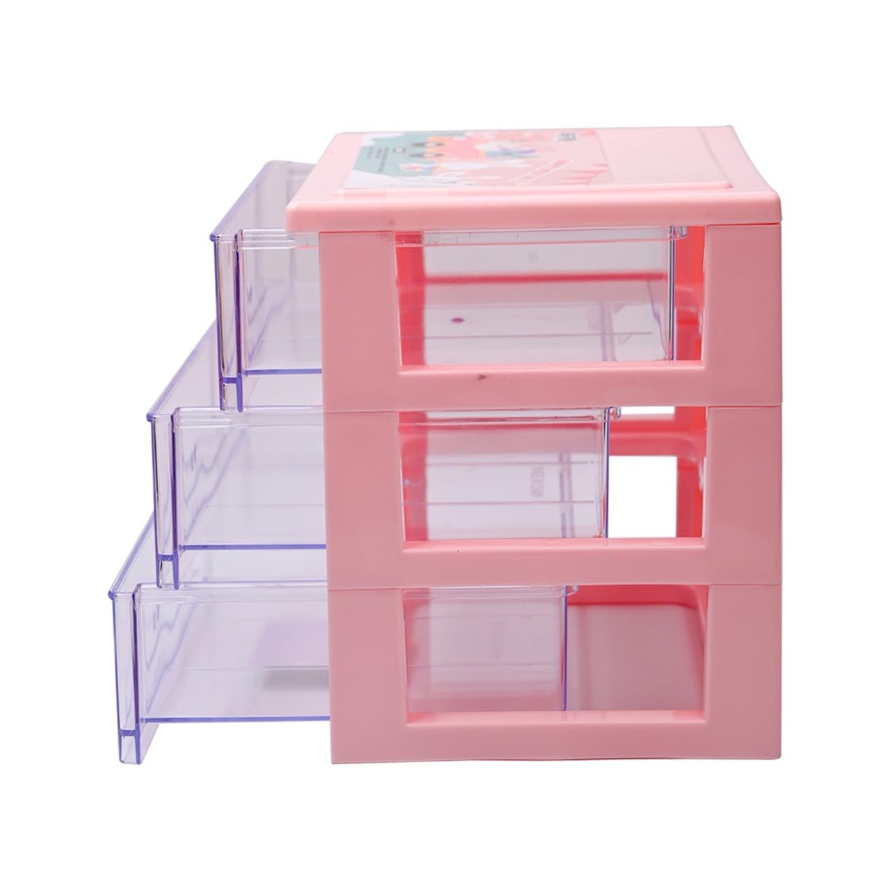 ORGANIZADOR DE CAJONES TRANSPARENTE DE 3 NIVELES LOTUS 260ML