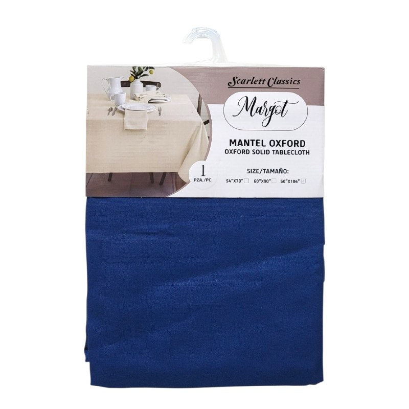MANTEL DE TEJIDO OXFORD ELEGANTE SCARLETT CLASSICS 152X264CM