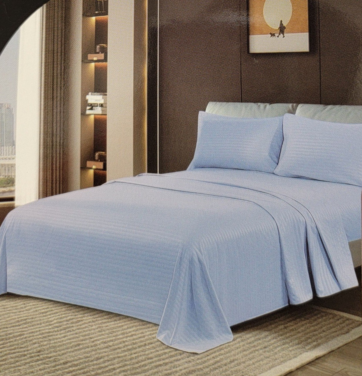 JUEGO DE SABANAS DE LUJO TAMAÑO KING 4PCS SCARLETT CLASSICS