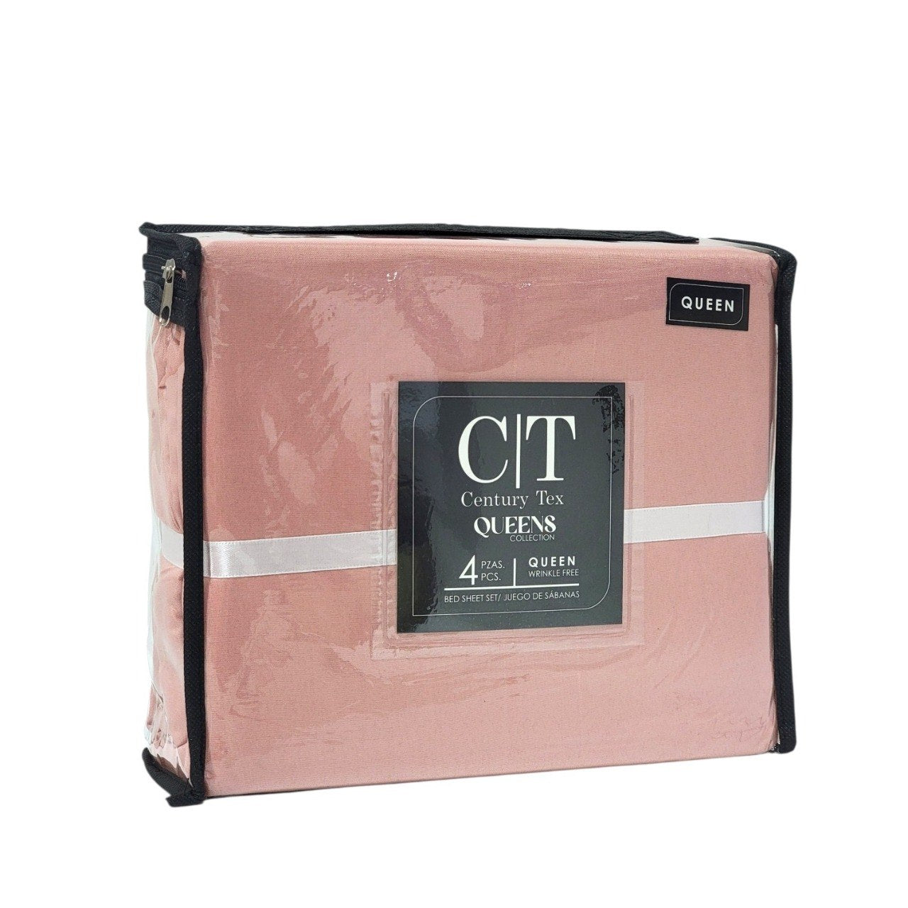 JUEGO DE SABANAS PREMIUM TAMAÑO QUEEN DE 4PCS CT CENTURY TEX