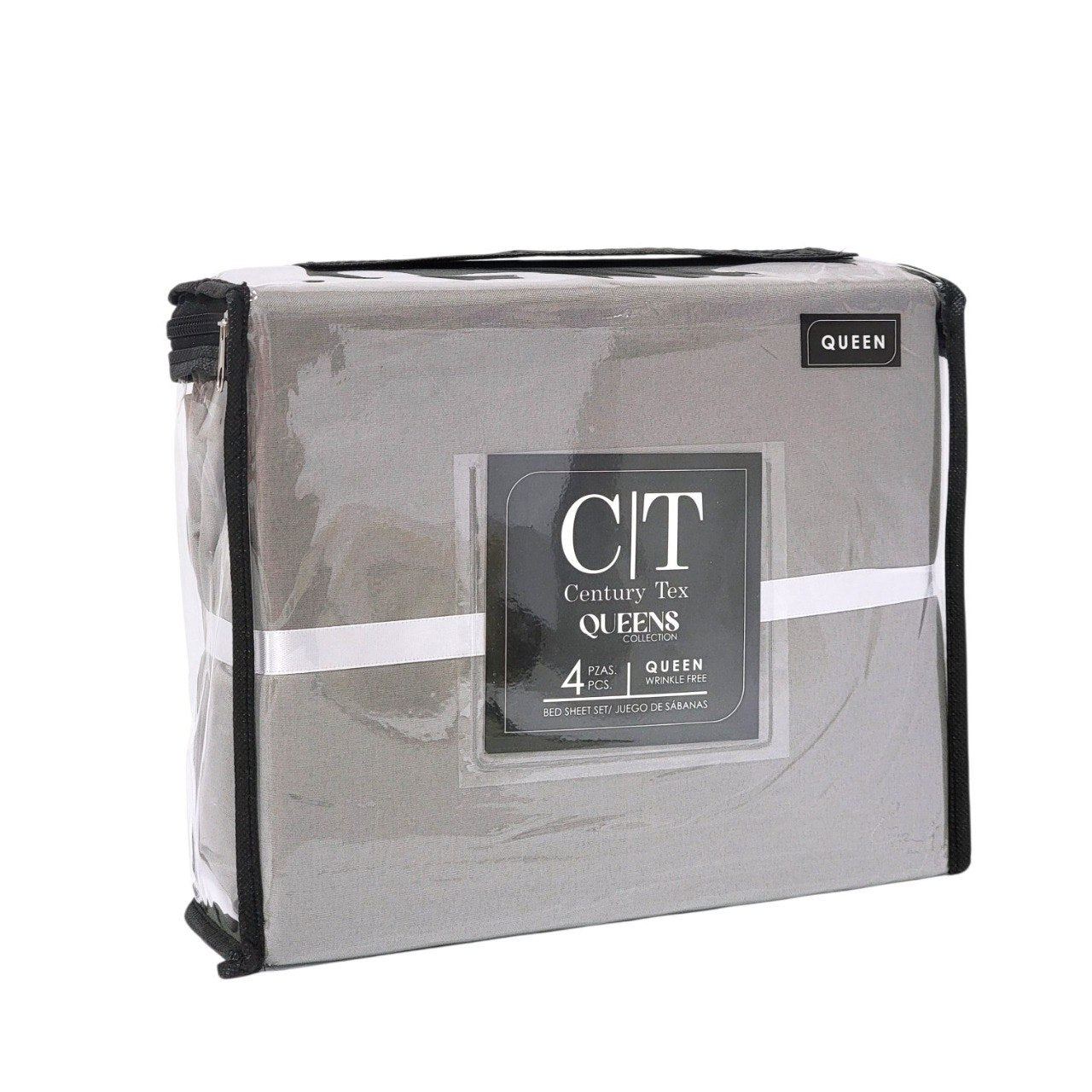 JUEGO DE SABANAS PREMIUM TAMAÑO QUEEN DE 4PCS CT CENTURY TEX