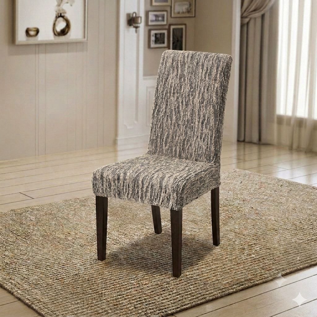 COBERTOR PROTECTOR ELASTICA PARA SILLA ESTILO JACQUARD SCARLETT CLASSICS