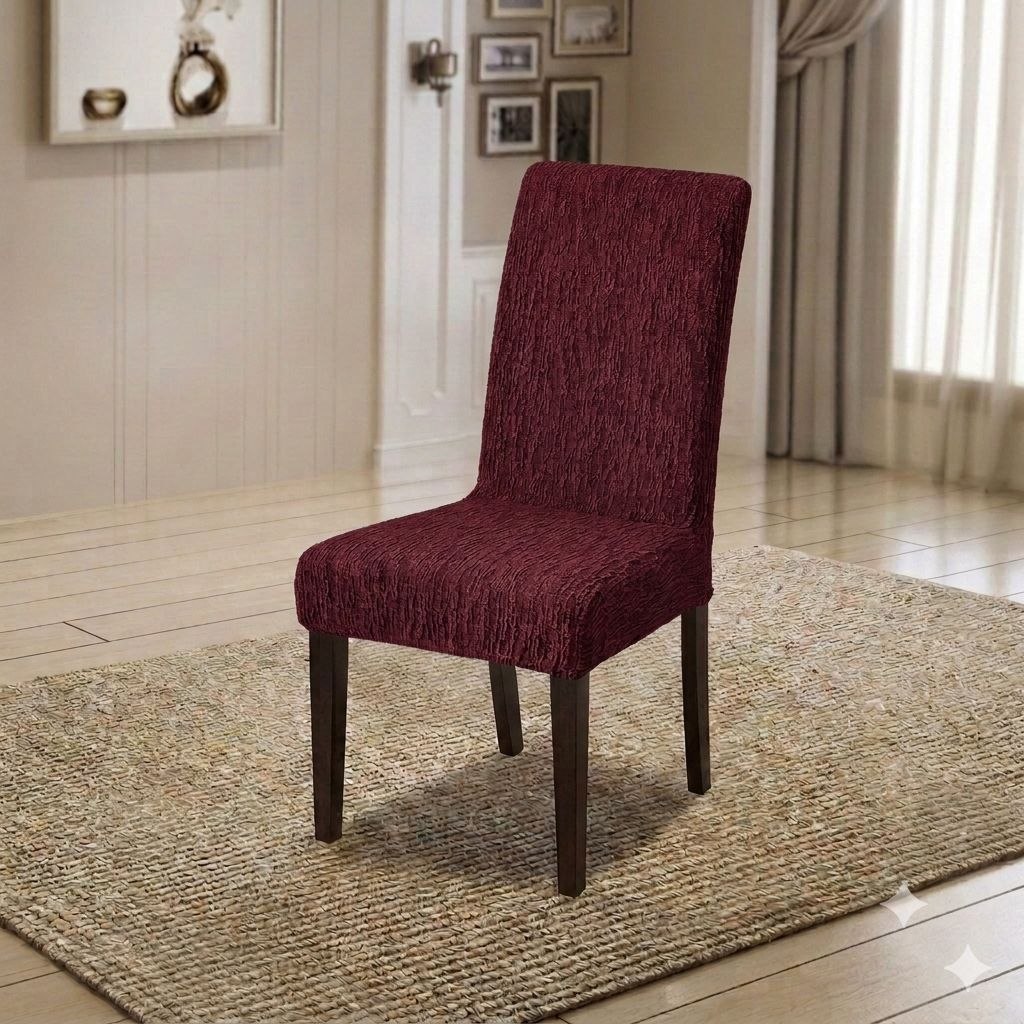 COBERTOR PROTECTOR ELASTICA PARA SILLA ESTILO JACQUARD SCARLETT CLASSICS