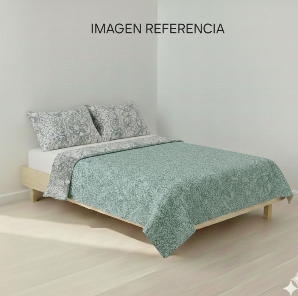 JUEGO DE EDREDON REVERSIBLE FULL MATRIMONIAL 3PCS BENELI HOME