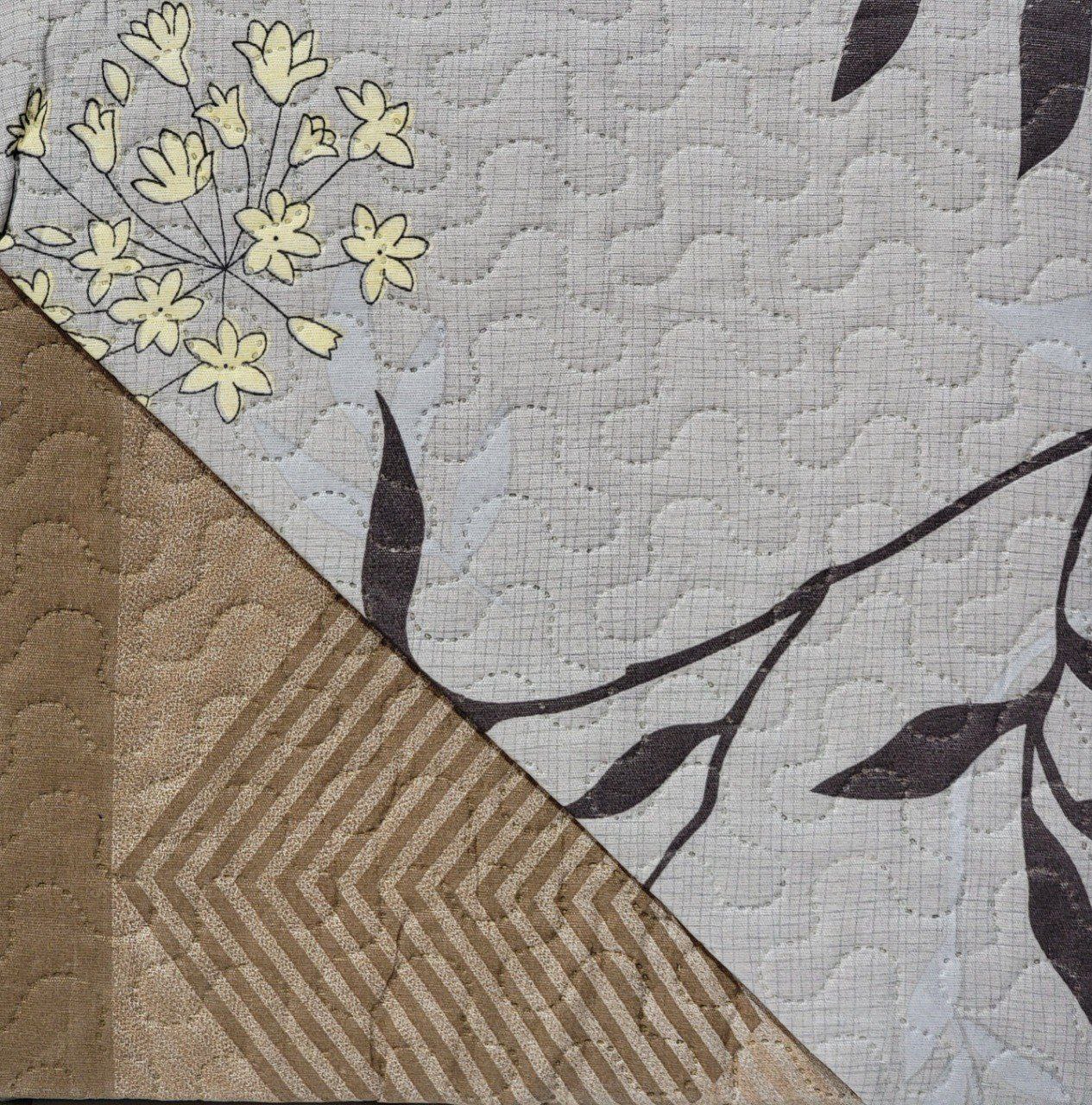 JUEGO DE EDREDON REVERSIBLE FULL MATRIMONIAL 3PCS BENELI HOME