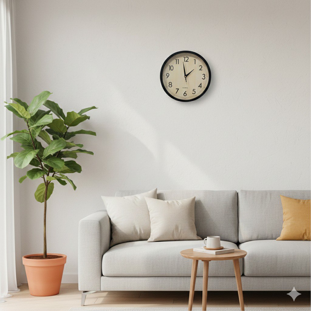 DECORACION RELOJ DE PARED QUARTZ 29CM