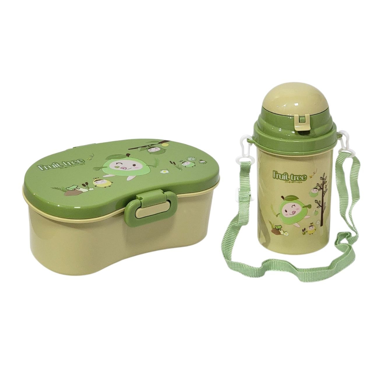 SET DE RECIPIENTE PANA PARA ALIMENTOS INFANTIL CON BOTE CON CORREA Y CUBIERTO BENELI HOME
